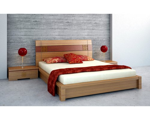 giường ngủ gỗ công nghiệp GN038
